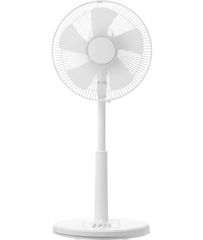 リビング 左右自動首振り 押しボタンスイッチ 扇風機 風量3段階調節 切タイマー 換気 [山善] ホワイト AMT-BJ30(W)