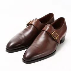 GAZIANO&GIRLING ガジアーノ&ガーリング ドレスシューズ サイズ7.5E REGENCY DECO シングルモンク ストラップシューズ イングランド製 ブランド古着【中古】20250430/RA4540のサムネイル