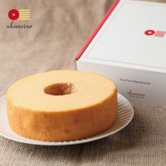 【小麦粉不使用/グルテンフリー】佐賀県産ひのひかり 米粉 100％使用 akaneiro アカネイロ バウムクーヘン （プレーン）1個