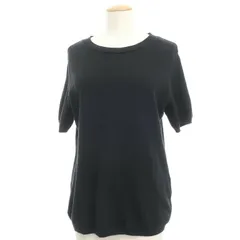 【中古】アーツアンドサイエンス ARTS&SCIENCE コットン 鹿の子 半袖 ニット ブラック【サイズ1】【レディース】のサムネイル