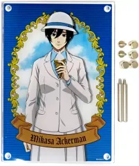 【中古】アクリルスタンド・アクリルパネル ミカサ・アッカーマン ツインアクリルボード 「くじメイト 進撃の巨人」 B-2賞