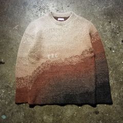 ERL  BOWY SWEATER KNIT M イーアールエル グラデーション モヘアニット