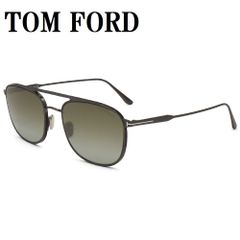 トムフォード TOM FORD Jake FT0827 12Q 56 サングラス アジアンフィット メガネ 眼鏡 UVカット 紫外線カット ミラーレンズ ブラウン グレー ガンメタル