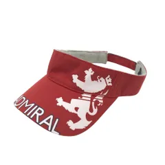 ADMIRAL アドミラル  サンバイザー  レッド系 フリー [240101519347] ゴルフウェア ストスト