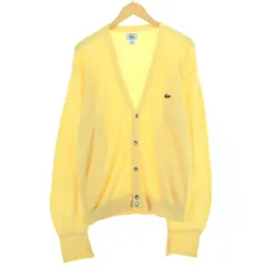 古着 80~90年代 ラコステ LACOSTE IZOD アクリルニットカーディガン USA製 メンズM相当 ヴィンテージ/eaa478553