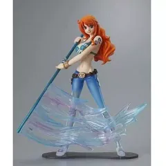 【中古】食玩 トレーディングフィギュア ナミ(蜃気楼) ワンピース ATTACK MOTIONS ～BATTLE OF DEEP SEA～ 