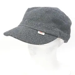 ◇ Θ Dickies ディッキーズ　×チャオパニック ウールワークキャップ ブラック系 サイズ57-59 メンズ E  【1507080011883】