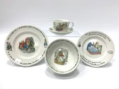 WEDGWOOD ウェッジウッド ピーターラビット （ プレート 皿 ボウル カップ&ソーサー ）4点セット
