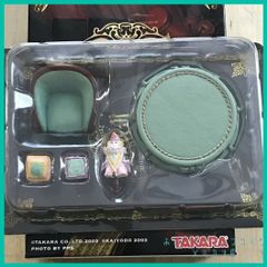 TAKARA 海洋堂 KAIYODO ミニチュア アンティーク ミュージアム vol.1 [アールヌーボー調アームチェア(緑) (B) ]新品未使用 ミニフィギュア 単品 1個