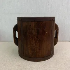 108年前！縁起物　大正貳年　酒樽　アンティーク　インテリア　秤　一斗枡 鏡開き飾り樽レンタル品、樽吉枡子ウラノ商会。