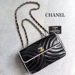 リカ様専用CHANEL シェブロン バック ブラック シャネル - メルカリ