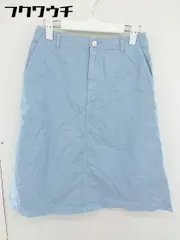 ◇ BEAUTY&YOUTH ビューティ&ユース UNITED ARROWS 膝丈 フレア スカート サイズS ライトブルー レディース  【1109100024387】