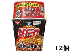 日清食品 完全メシ 日清 焼きそば U.F.O. ぶっ濃い屋台風焼そば 12個 賞味期限2025/09/06