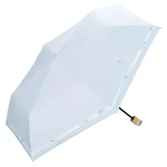 【2024】Wpc. 日傘 折りたたみ傘 遮光ニュアンスライン ミニ サックス 晴雨兼用 親骨50cm 手開き 230g レディース 女性 通勤 通学 おしゃれ 可愛い シンプル ニュアンスカラー くすみカラー 上品 綺麗 オー [サックス] [折りたたみ傘]