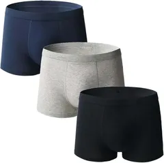 KASSAI 無地ボクサーパンツ 3色3枚( 3色3枚セット,  5L)