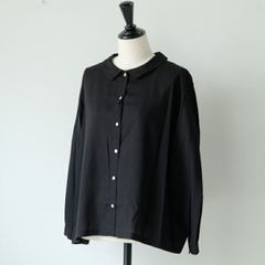 SEEALL×Edition 別注 リネン セーラーカラー シャツ 黒 36 - メルカリ