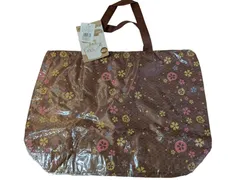 スヌーピー　エコバッグ　ブラウン　桜柄