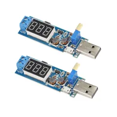 【新着商品】「国内配送」 5V~24V昇圧降圧電圧レギュレータ電源モジュール 5V~1.2V DC-DC昇降圧コンバータ USB 2個 KKHMF