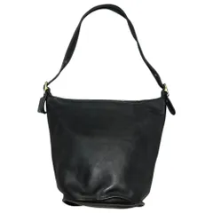 COACH(コーチ) Bucket-Style Leather Large Shoulder Bag バケツ型 レザー ビッグ ショルダー バッグ 9085 ブラック OLD オールド