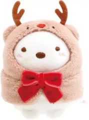 【中古】ぬいぐるみ しろくま(トナカイ) てのりぬいぐるみ すみっコぐらしコレクション おうちのすみっコクリスマス 「すみっコぐらし」