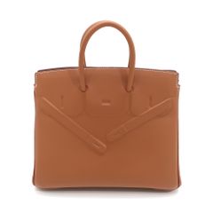 【天白】【HERMES】エルメス バーキン25 シャドウ ゴールド ヴォースイフト シルバー金具 K刻印 ブラウン ハンドバッグ レディース 【新品】【未使用】【中古】