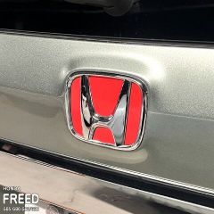 gaookaz様専用【松印】車種専用 エンブレムフィルム (リアメーカー空白) ホンダ フリード GB5 GB6 GB7 GB8【カーボンオレンジ】のサムネイル