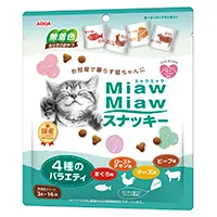 【同梱不可】【48個セット】 MiawMiawスナッキー 4種のバラエティまぐろ味・ローストチキン味・ビーフ味・チキン味 48gのサムネイル