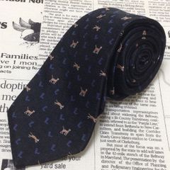 ダーバン DURBAN 良品 微光沢 ネクタイ パターン柄 ダーバン DURBAN 良品 微光沢 ネクタイ イタリア製 シルク100