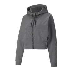 【新品】puma（プーマ）レディース ウィメンズ フーディージャケット トレーニング プーマ レディース アウター TRAIN CLOUDSPUN  フーディー 軽量、吸水速乾性 スポーツウェア  パーカー  プーマブラックヘザー   521332-01