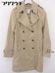◇ ◎ green label relaxing グリーンレーベル UNITED ARROWS 長袖 トレンチ コート サイズ34 ベージュ レディース  【1109130014181】