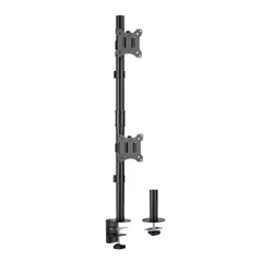 アーキス(Archiss) モニターアーム ロングポールタイプ 縦並び2アーム 32インチ対応 耐荷重各8kg(合計16kg) AS-MABH06