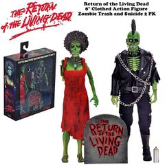 Return of the Living Dead 8"アクションフィギュア Zombie Trash ＆ Suicide【バタリアン】【NECA】