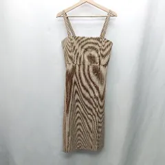 ◇ ⊂ INDEX インデックス チェック柄 ロング丈 ワンピース サイズＭ ブラウン系 レディース E  【1502060020831】