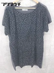 ◇ LOWRYS FARM ローリーズファーム 切替 フレンチスリーブ ミニ ワンピース サイズM ブラック グレー レディース  【1002800393121】