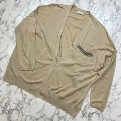 Brunello Cucinelli ブルネロクチネリ コットン ポケット シャイニー ビジュー カーディガン ベージュ ビーズ S レディース トップス ブルネロ PAWNSHOPRiZ  パウンショップリズのサムネイル