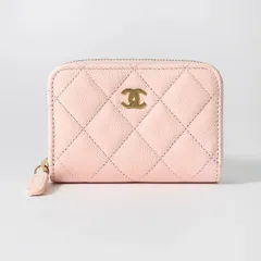 新品 シャネル CHANEL コインケース CLASSIC ZIP COIN PURSE パステルピンク