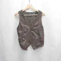 ◇ JOURNALSTANDARD ジャーナルスタンダード レザー素材 ユニセックス ベスト 表記なし ブラウン レディース メンズ E  【1310300027607】