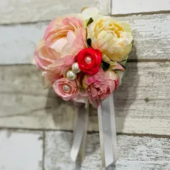 マルチに活躍コサージュ・ヘアアクセ・バッグチャーム　No.05