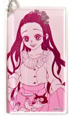 【中古】キーホルダー 竈門禰豆子(モノクロ) 「鬼滅の刃 吾峠呼世晴原画展 GIRLSアクリルキーホルダーコレクション」