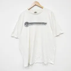 XL/古着 アディダス adidas 半袖 ビンテージ Tシャツ メンズ 00s ビッグロゴ 大きいサイズ コットン クルーネック 白 ホワイト 25sep06 中
