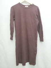 ◇ BEAUTY & YOUTH ビューティアンドユース UNITED ARROWS 長袖 膝丈 ワンピース ブラウン レディース P  【1406240035724】