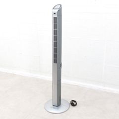 YAMAZEN ヤマゼン ハイポジションスリムファン タワー型 扇風機 YSR-L1202 シルバー サーキュレーター 空気循環 EG16940 中古オフィス家電
