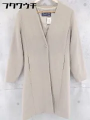 ■ URBAN RESEARCH Sonny Label ノーカラー  コート サイズ38 ベージュ レディース  【中古】 【1102160013377】