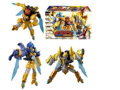 バンダイ(BANDAI) ミニプラ ナンバーワン合体シリーズ01 テガソード&レオンバスター50&ティラノハンマー50 セット 食玩 賞味期限2026/03