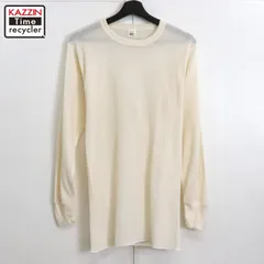 70s USA製 vintage Lee ワッフル地 サーマル 長袖Ｔシャツ メンズ 表記Lサイズ
