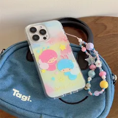 ❤️リトルツインスターズ iPhone16ケース ストラップ付き iphoneケース iphone15ケース スマホケース 可愛い 落下防止 iphone15ケース iphone14ケース iPhone1