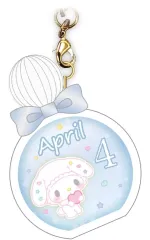 【中古】キーホルダー マイメロディ(4月) バースデーぷっクリアキーホルダー 「サンリオキャラクターズ」