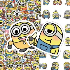 【ミニオンズ】 ミニオン シール ステッカー 102枚 大容量 ランダム