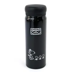 スヌーピー ダイレクトステンレスボトル 水筒 480ml ランチ キッチン おでかけ ブラック