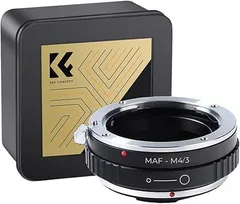 【在庫処分】K&F Concept マウントアダプター Minolta対応 ミノルタ Aマウント AFレンズ Sony対応 ソニー Aマウントレンズ Micro 4/3 マイクロフォーサーズ M4/3マウントカメラボディ用 変換 レンズアダプター 無限